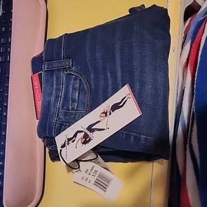 BBJ med stonewash smart stretch denim jeans size 3